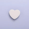 11mmx12mm Stainless Steel Heart Bead For Jewelry Making W-847 W-848 - DLUXCA