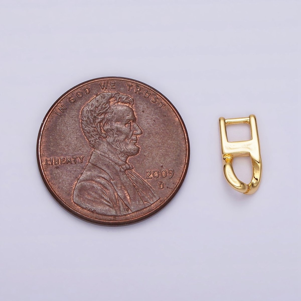 14K Gold plated 5mm Snap Lock Hook Minimalist Jewelry Closure Findings Supply | Z592 - DLUXCA