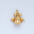 14K Gold plated Bat Animal Charm | AC - 175 - DLUXCA