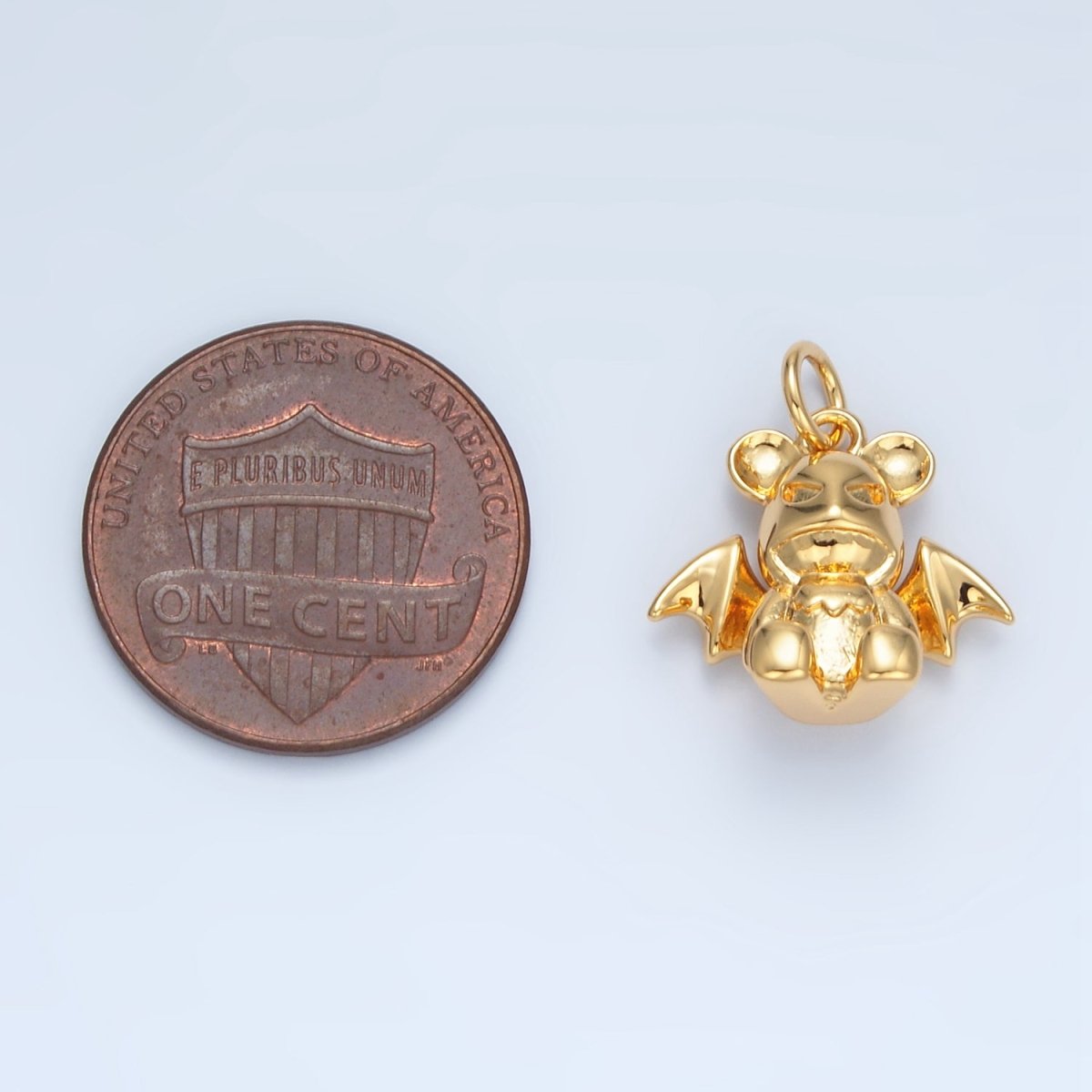 14K Gold plated Bat Animal Charm | AC - 175 - DLUXCA
