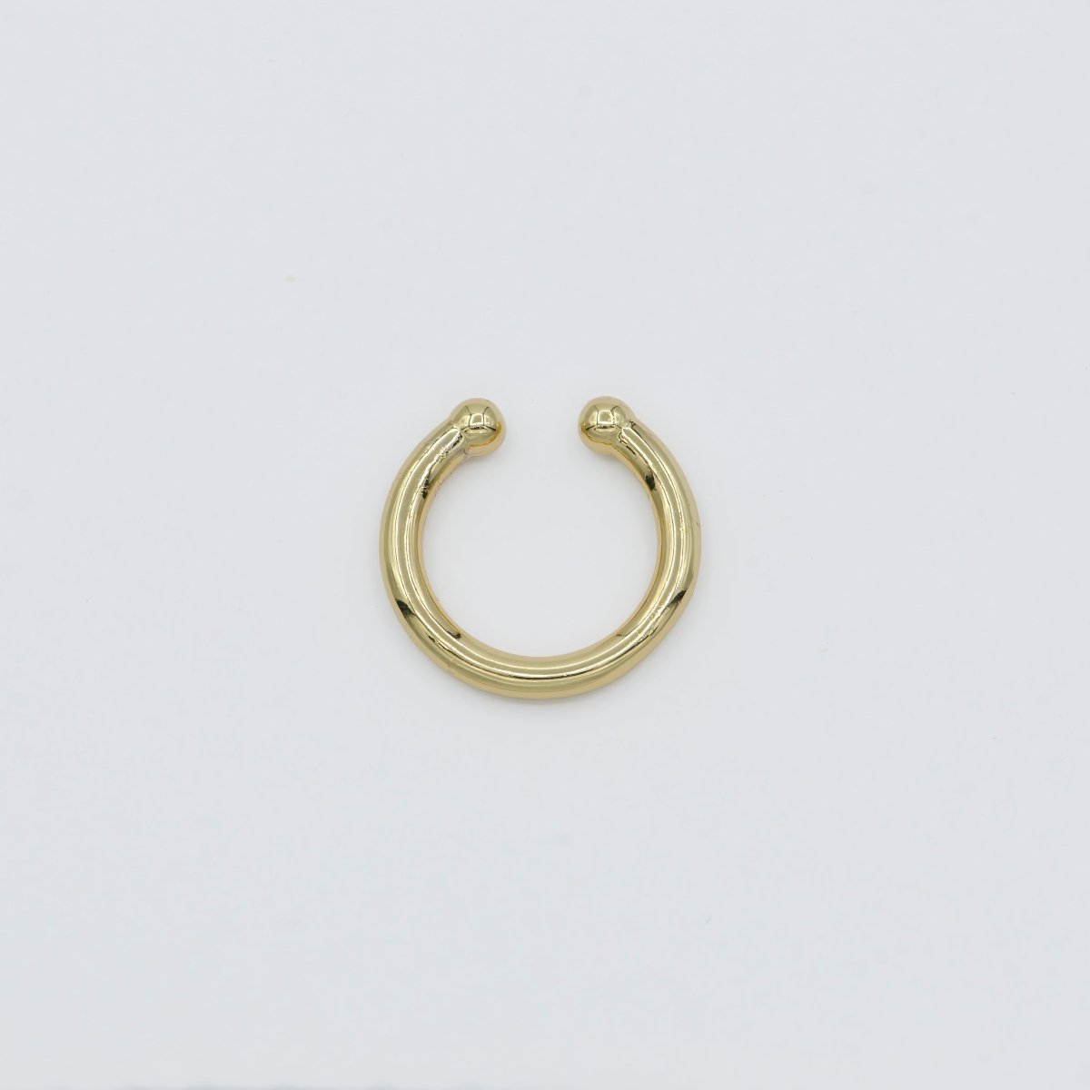 14K Gold plated Minimalist Ear Cuff Earrings | AI164 - DLUXCA