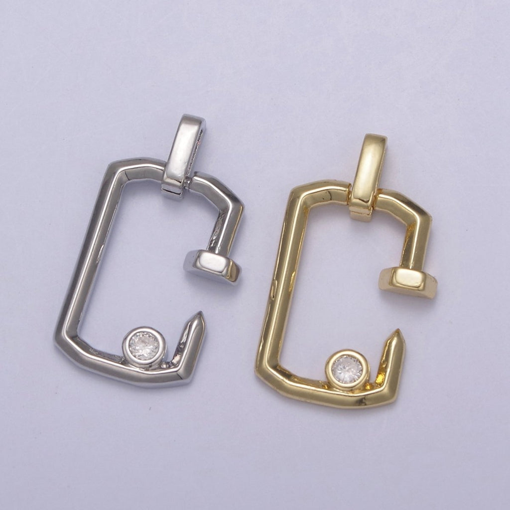 14k Gold plated Nail Tools Charm Pendant for Necklace Jewelry Making Supply N-905 N-906