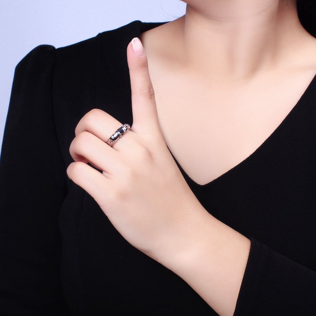 14K Gold plated Open Butterfly Adjustable Ring | R-220