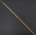 15.7'' Ready to Use 18K Gold plated Anchor Necklace Chain, Layering Anchor Chain Dainty Necklace, 2mm Anchor Necklace w/Spring Ring | CN-510 - DLUXCA