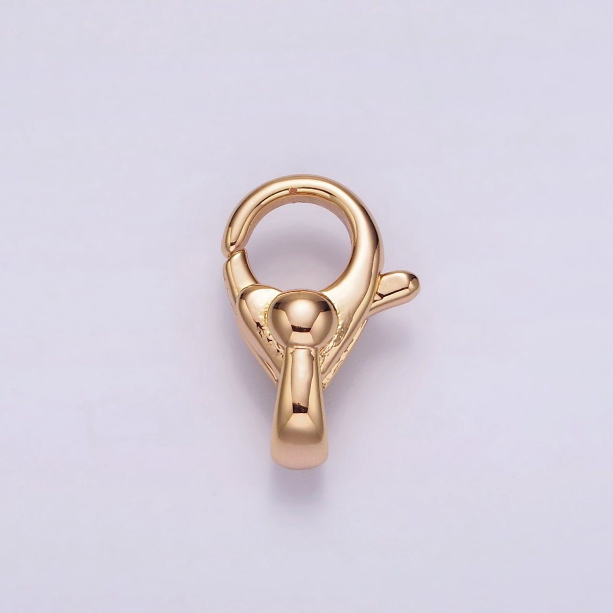 16K Gold plated 17.5mm Swivel Lobster Claw Clasps Closure Jewelry Findings Supply | Z-521 - DLUXCA