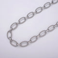 16k Gold plated Chain by Yard Rope Oval Cable Chain Unfinished Chain Wholesale Chunky Chain Large Oval Link Chain | ROLL-1319 ROLL-1320 Clearance Pricing - DLUXCA