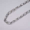 16k Gold plated Geometric Twist Curved PaperClip Unfinished Chain by Yard in Gold & Silver | ROLL-1169 ROLL-1170 Clearance Pricing - DLUXCA