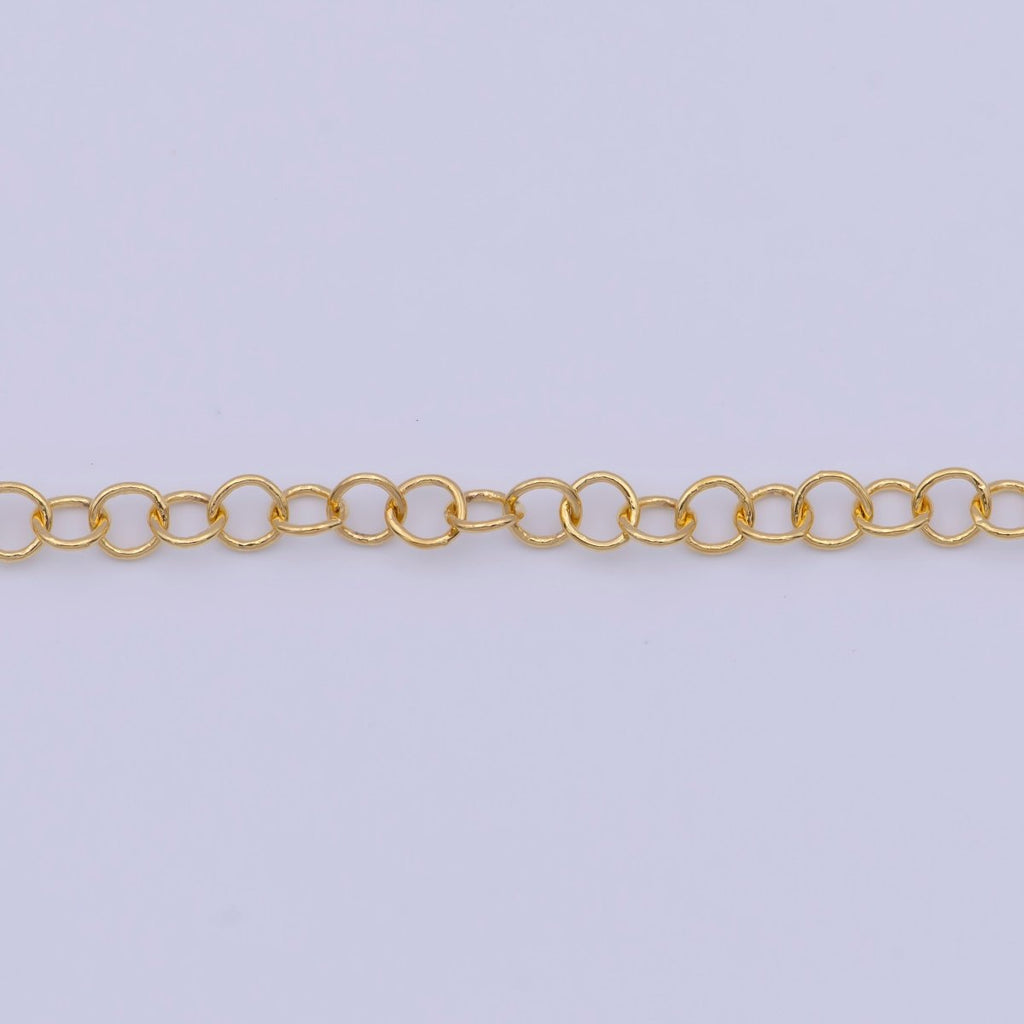17" Ready to Wear Gold plated Chain with Lobster Clasp, Simple Everyday Layering Necklace | WA-1119 Clearance Pricing - DLUXCA