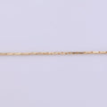 18 inch Boston Link Chain Necklace, 18K Gold Plated Finished Chain For Jewelry Necklace Making, Dainty 1.2mm Designed Necklace w/ Spring Ring | CN-376 Clearance Pricing - DLUXCA