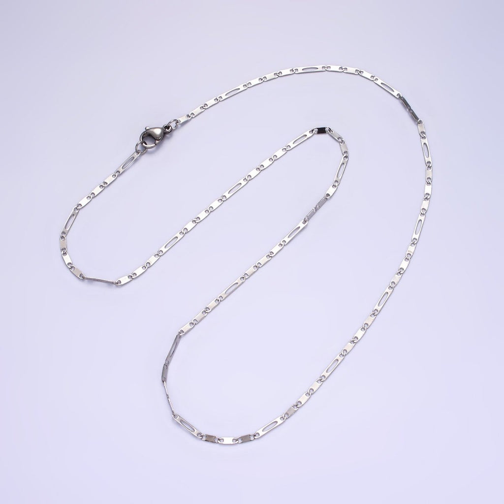 18 inch Stainless Steel Flat Anchor Mariner Chain For Wholesale Chains And Jewelry Making Supplies Findings | WA-2112 Clearance Pricing - DLUXCA