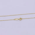 18 Inches Beaded Chain Necklace 14K Gold plated Finished Chain Necklace, Dainty 1.1mm Bead Necklace w/ Spring Ring | WA-533 Clearance Pricing - DLUXCA