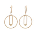 18k Gold Fill DIY Earrings with Loop, Make Your Own Stud Dangle Earrings, Earring Component Findings for Jewelry Making Supplies, K-018 - DLUXCA
