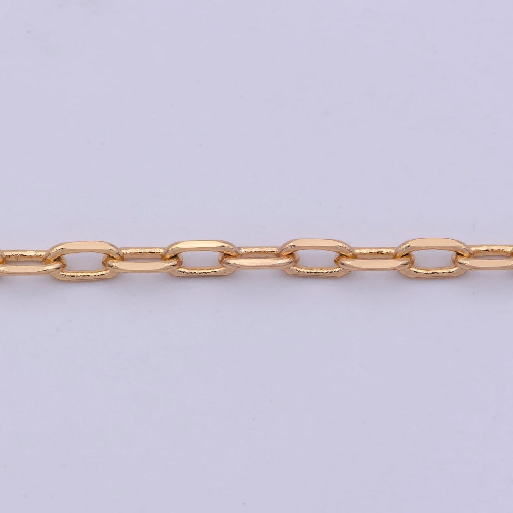 18K Gold plated 1.8mm Cable Chain 17 inch Finished Necklace For Wholesale Necklace Dainty Jewelry Making Supplies | WA-481 Clearance Pricing