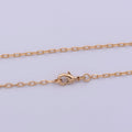18K Gold plated 1.8mm Cable Chain 17 inch Finished Necklace For Wholesale Necklace Dainty Jewelry Making Supplies | WA-481 Clearance Pricing