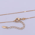 18k Gold plated Curb Necklace Dainty Curb Necklace 18 inch + 2 inch Extender long Ready to Wear Chain | WA-475 Clearance Pricing - DLUXCA
