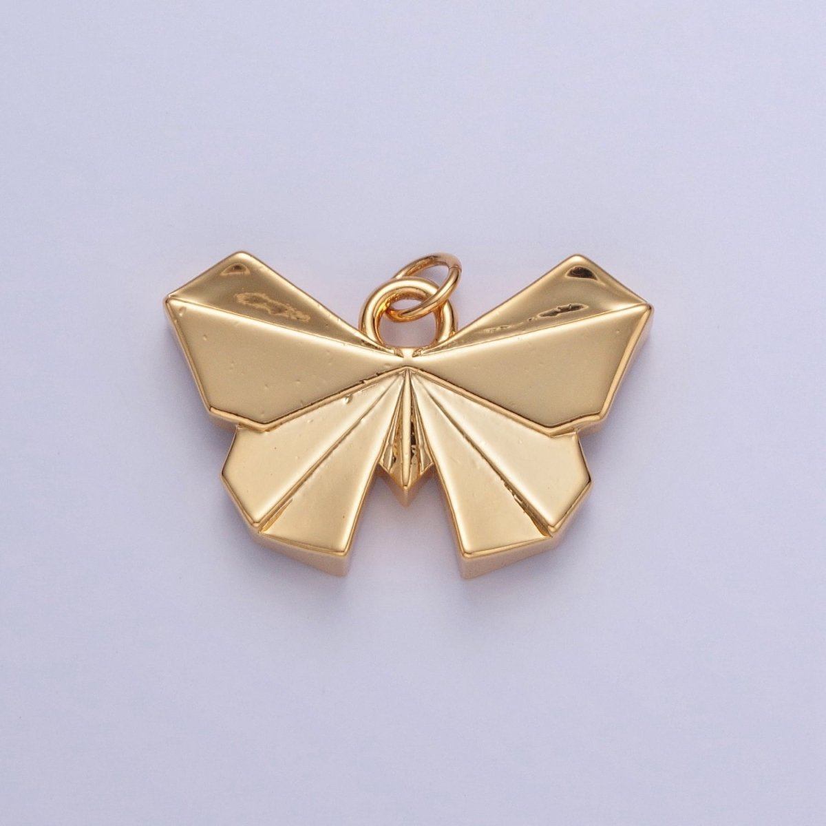 18K Gold plated Origami Butterfly Mariposa Insect Animal Charm | X-081 - DLUXCA