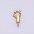 18K Gold plated Small Bail Round Loop for Pendant Jewelry Kit Supplies For DIY Jewelry Making | Z-501 - DLUXCA