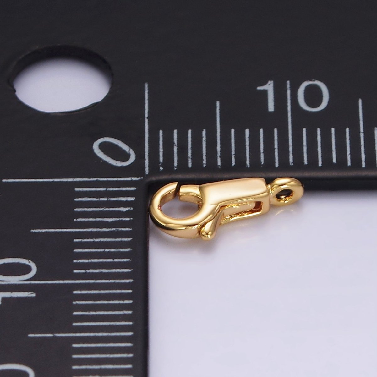 18K Gold plated Small Bail Round Loop for Pendant Jewelry Kit Supplies For DIY Jewelry Making | Z-501 - DLUXCA