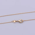 18K Gold plated Snake Chain, 0.7mm Gold Designed Chain 18 Inches Ready To Wear Necklace w/ Lobster Clasps | WA-476 Clearance Pricing - DLUXCA