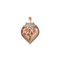 18K Gold plated Strawberry Charm Red Strawberry Pendant for Layer Necklace Finding Jewelry Making Supply H-850 - DLUXCA