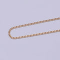 18k Gold Plated Chain, Curb Chain, Cuban Chain Necklace, Stacked Gold Chains, Gold Chain Necklace for Woman, Cuban Link | WA-765 Clearance Pricing - DLUXCA