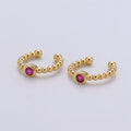1x Ear Cuff No Piercing • Gold plated ear cuff • conch cuff • ear cuff non pierced • fake helix piercing • ear cuffs • cartilage cuff, 1xAI-130 - DLUXCA
