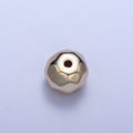 20 Pieces Pack Geometric 14.8x6mm Abstract Spacer Beads Jewelry Findings in Gold & Silver | W-934 W-935