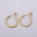 20mm Gold Hoop Earrings, Gold Vermeil Hoop Earrings, Statement Hoops, Tube Hoop Earrings, Large Hoop Earrings, Small Hoop Earrings for Gift Q-326 Q-327