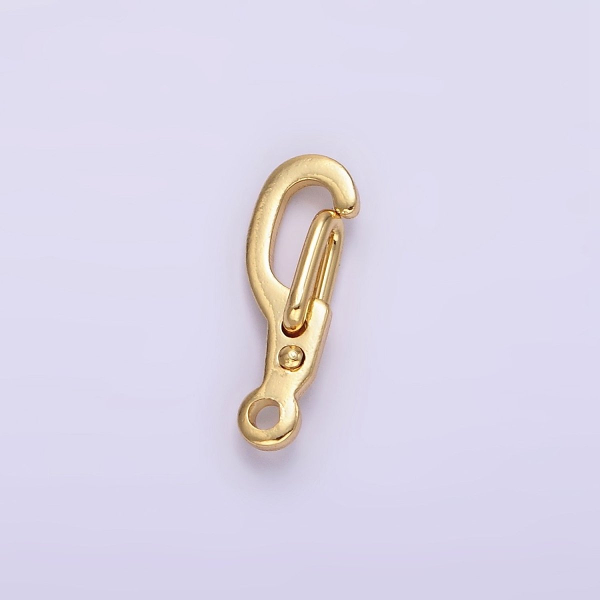 24K Gold plated 14mm Snap Hook Closure Findings in Gold & Silver | Z801 - DLUXCA
