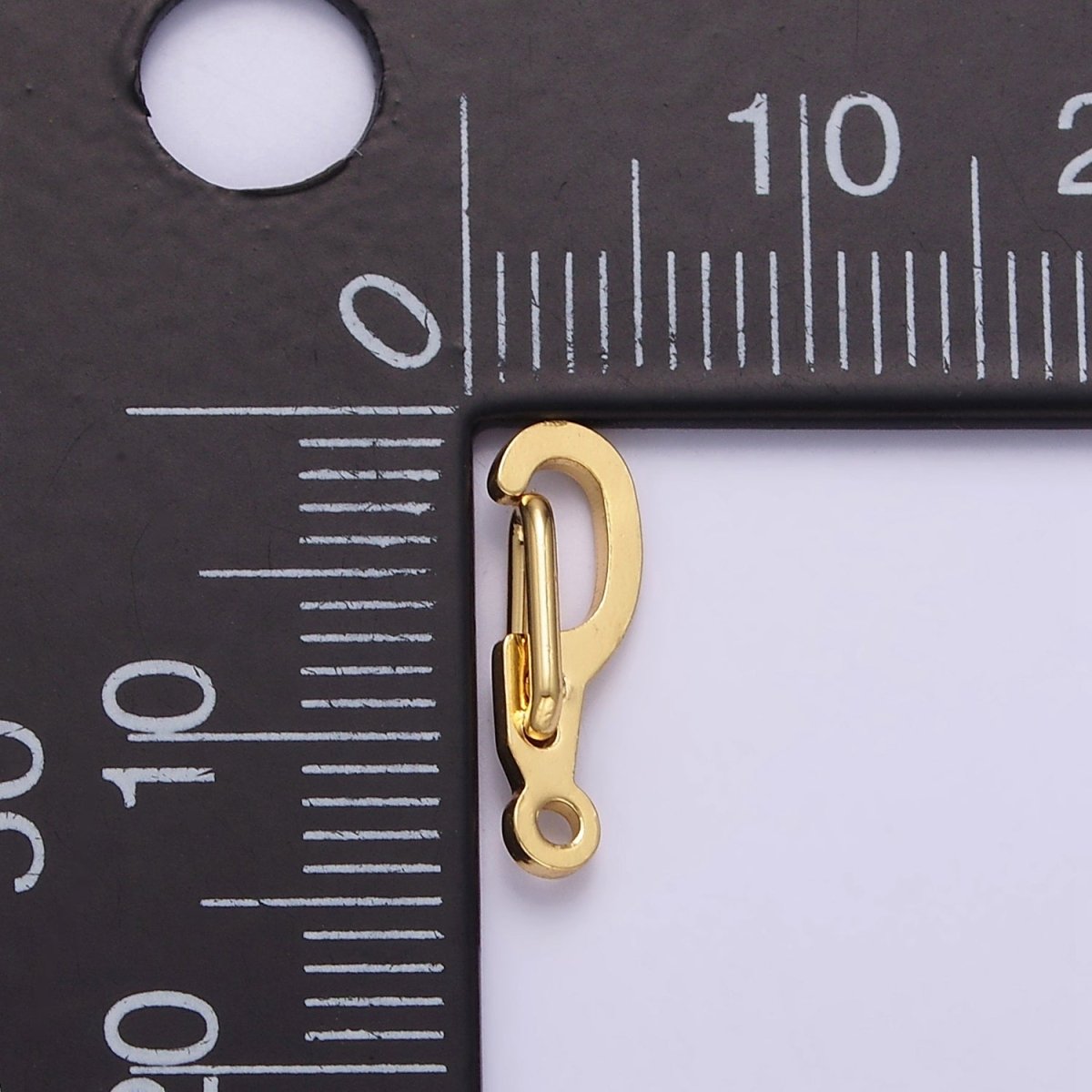 24K Gold plated 14mm Snap Hook Closure Findings in Gold & Silver | Z801 - DLUXCA