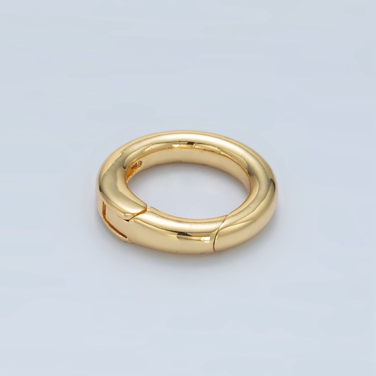 24K Gold plated 20mm Push Spring Gate Findings | L077 - DLUXCA