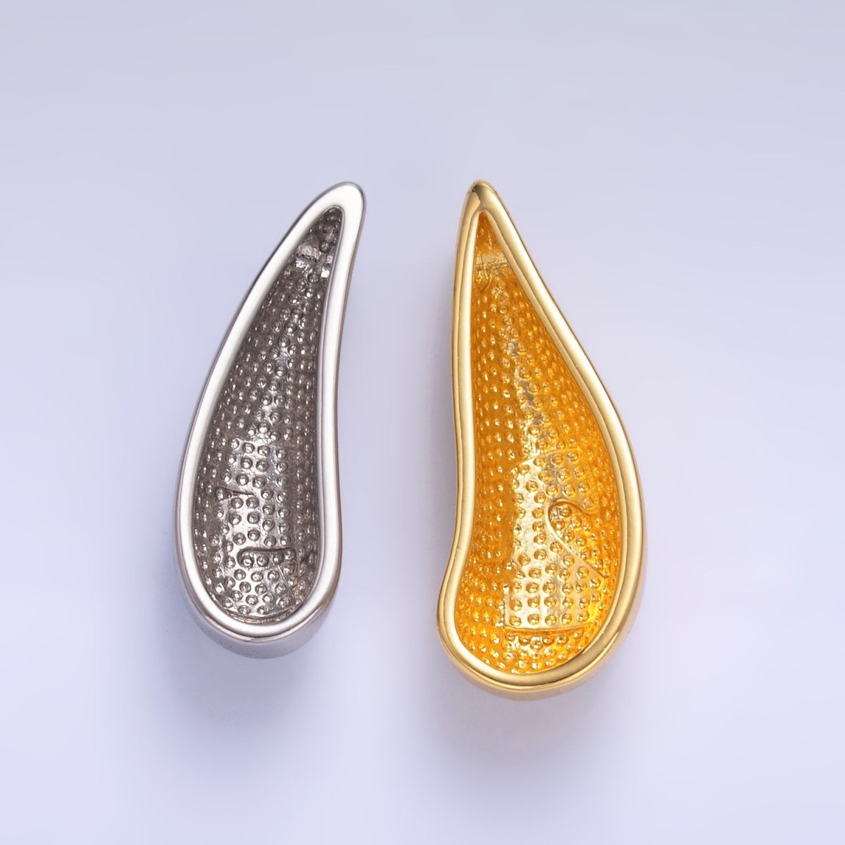 24K Gold plated 25 Teardrop Slide Charm Set | W822 