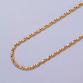 24K Gold plated 2.5mm Scroll Unfinished Chain in Gold & Silver | ROLL-955 ROLL-956 Clearance Pricing
