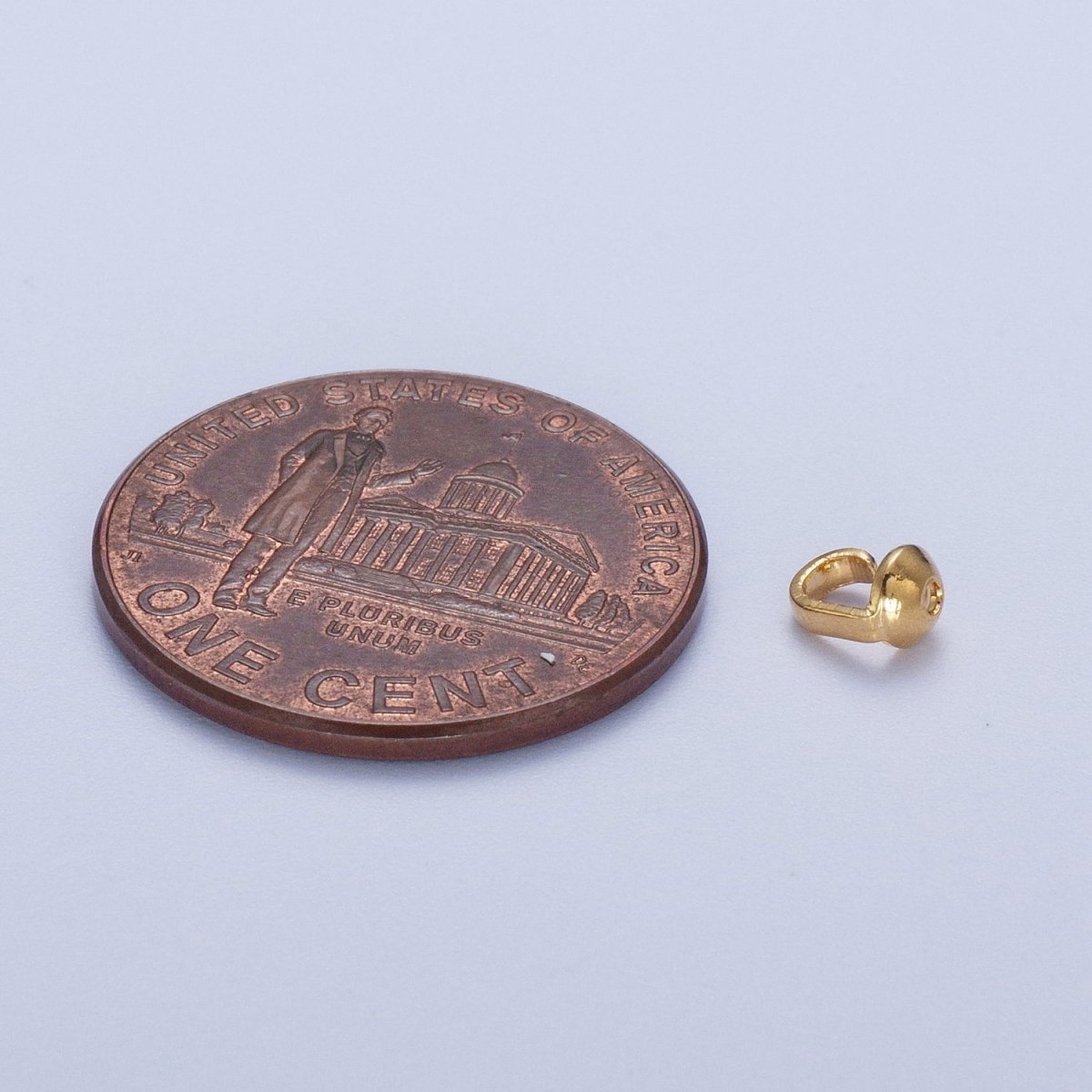 24K Gold plated 4.8mm Bead Tips Connector Jewelry Making Findings Pack | K-031 K-030 - DLUXCA