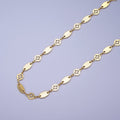 24K Gold plated 6mm Designed Round Anchor Bulk Unfinished Chain For Jewelry Making | ROLL-862 Clearance Pricing - DLUXCA