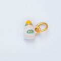 24K Gold plated Baby Milk Bottle Kids Enamel Charm | M155 - DLUXCA