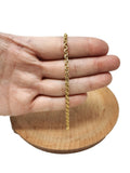 24K Gold plated Cable Chain by Yard, Gold plated Cable Chain by Yard, Wholesale Bulk Roll Chain for Jewelry Making | ROLL-100 Clearance Pricing - DLUXCA