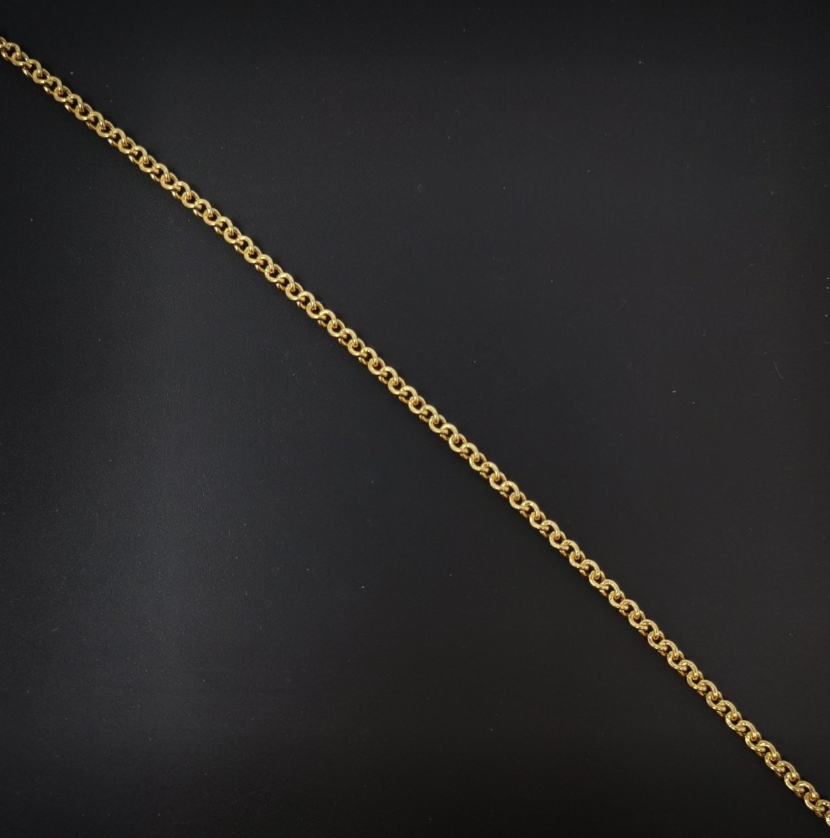 24K Gold plated Cable Chain by Yard, Gold plated Cable Chain by Yard, Wholesale Bulk Roll Chain for Jewelry Making | ROLL-100 Clearance Pricing - DLUXCA