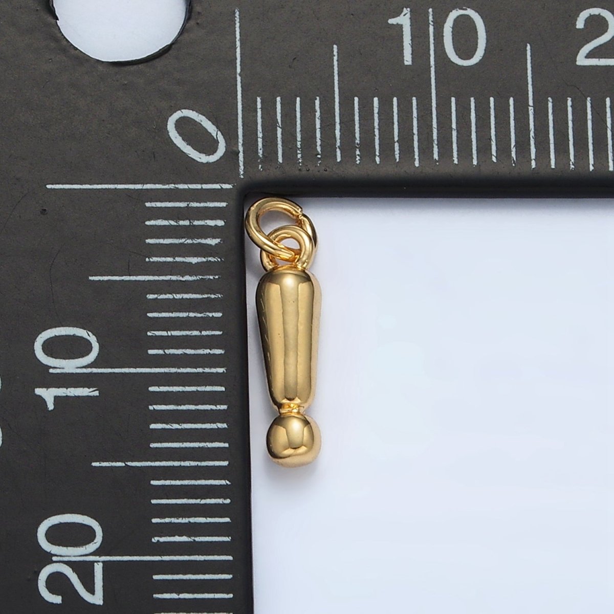 24K Gold plated "!" Exclamation Mark Minimalist Charm | AC161 - DLUXCA