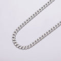 24k Gold plated Flat Concave Curb 5mm Width Unfinished Chain by Yard in Gold & Silver | ROLL-1058, ROLL-1104 Clearance Pricing - DLUXCA