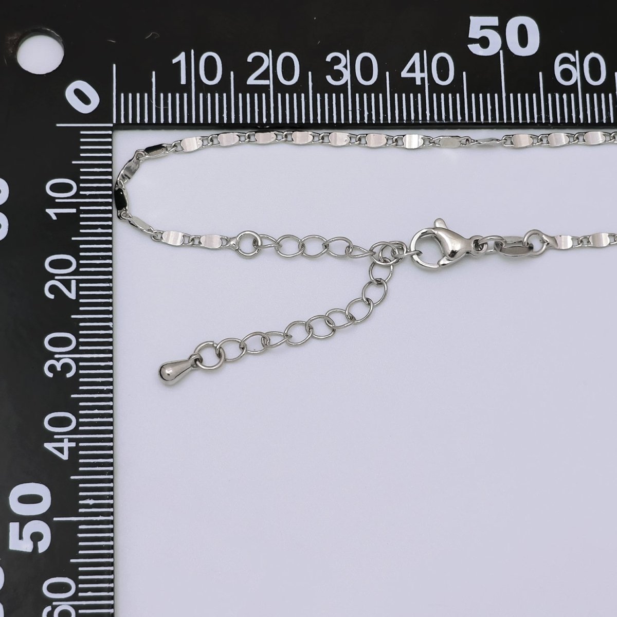 24K Gold plated Flat Diamond Cut Mariner Anchor Necklace 15.75 inch, 18 inches for Minimalist Jewelry | WA - 1841 WA - 1842 Clearance Pricing - DLUXCA