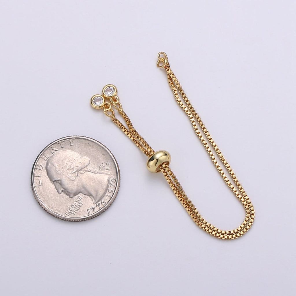 24K Gold plated Half Finished Bracelet For DIY Jewelry Making Bracelet Making L-145~L-147 - DLUXCA
