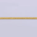 24K Gold plated Herringbone Chain Necklace, 19.5 Finished Chain For Jewelry Making, 4mm Width Herringbone Necklace w/ Lobster Clasps | CN-366 Clearance Pricing - DLUXCA