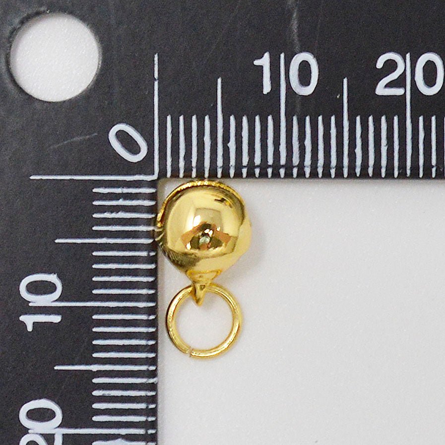 24K Gold plated Jingle Bells Charm E-126 - DLUXCA