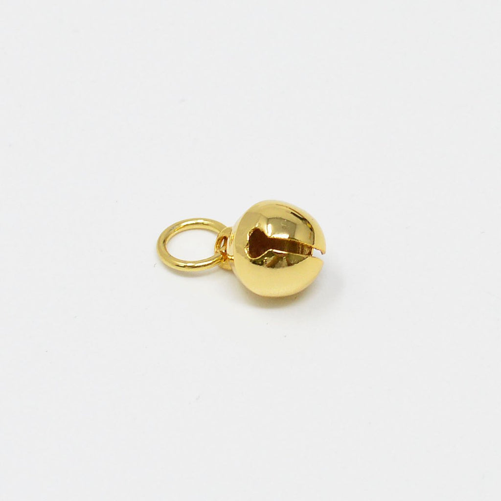 24K Gold plated Jingle Bells Charm E-126 - DLUXCA