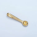 24K Gold plated Minimalist Needle Drill Drop Bail Findings | Z571 - DLUXCA