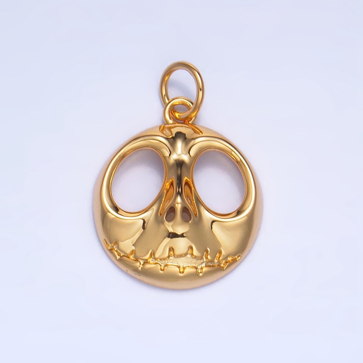 24K Gold plated Nightmare Skeleton Charm in Gold & Silver | X926 - DLUXCA