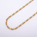 24k Gold plated PaperClip Figaro Long and Short Fancy 3.5mm Cable Chain Link Unfinished Yard Chain in Gold & Silver | ROLL-1315 ROLL-1316 Clearance Pricing