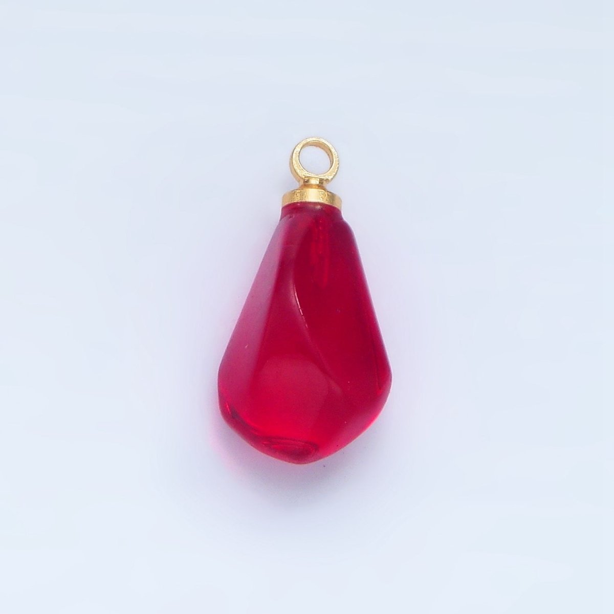 24K Gold plated Pink Pomegranate Charm | X906 - DLUXCA