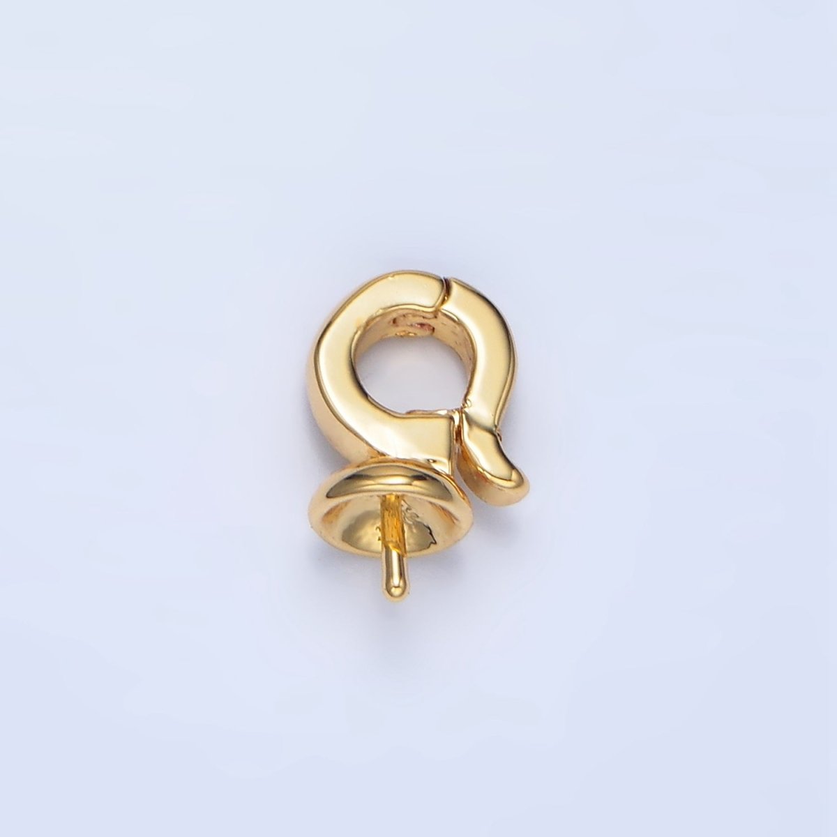 24K Gold plated Snap Latch Drill Needle Findings | Z971 - DLUXCA